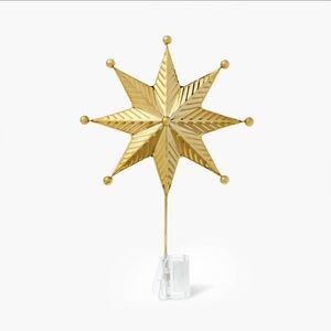 Hammered Metal Star Christmas Tree Topper from Threshold™ design w/ Studio McGee